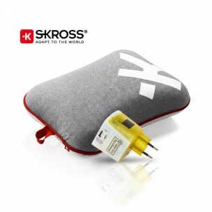 Skross TCS Welt-Adapter mit Gratis-Kissen