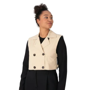 GoFluo Trench Beige Reflektierender Trench