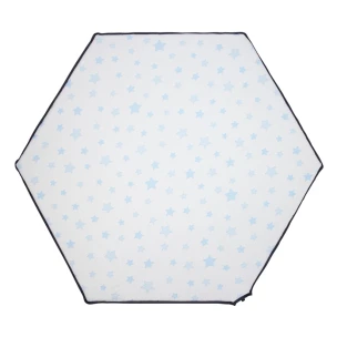 tenty Mattenüberzug mit Sternenmotiv blau