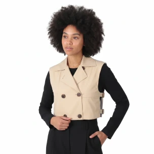 GOFLUO Trench Beige reflective