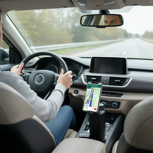 Trinkflasche mit Handyhalter