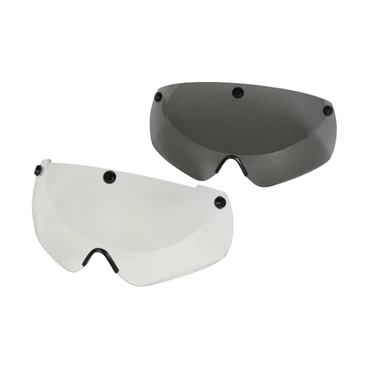 Bicycle helmet with LED front and rear lights, turn signals, and double visor