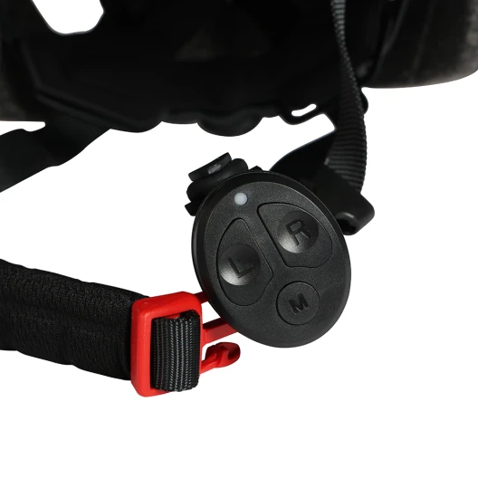 Casco da bicicletta con luci anteriori e posteriori LED, indicatori di direzione e doppia visiera