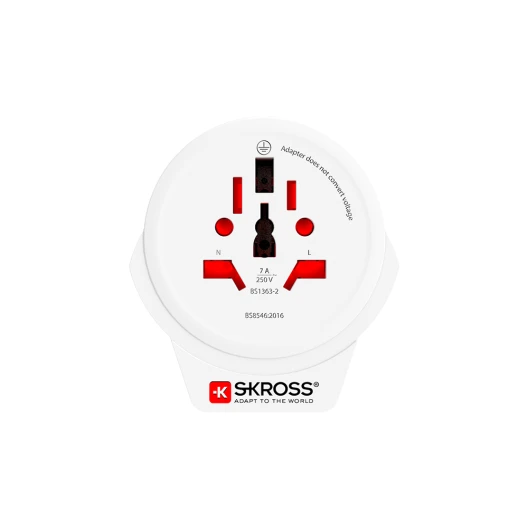 Skross Adapter World to UK, HK, Singapore, Middle East mit USB