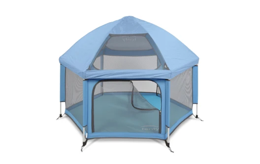 Set tenty Laufgitter, Matte, Abdeckung blau