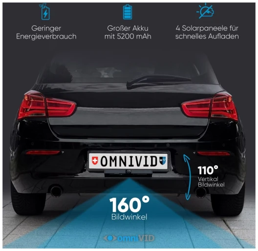 Omnivid Solar 4 Rückfahrkamerasystem