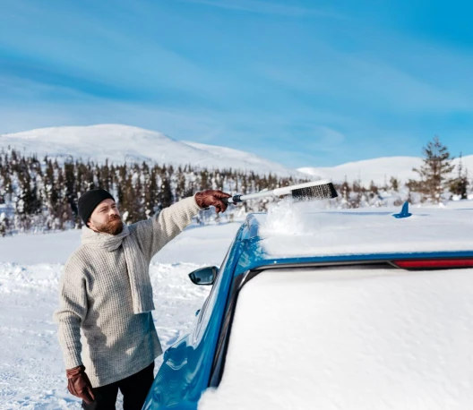 Kungs Schneebesen mit Teleskopstange
