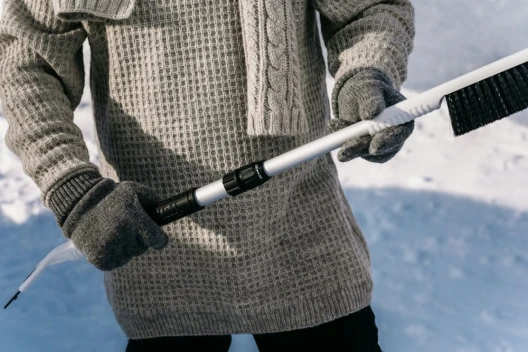 Kungs Schneebesen mit Teleskopstange
