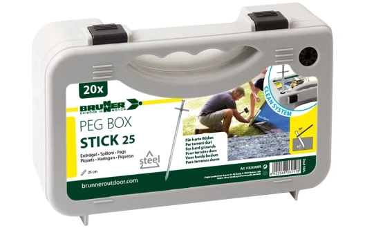 Set Peg Box Stick Plus 25 cm (20 Stk.)