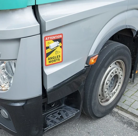 Toter Winkel Kleber LKW 3er Set