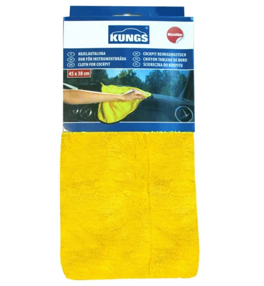 Kungs Cockpit Mikrofasertuch Reinigungstuch 45 x 38 cm