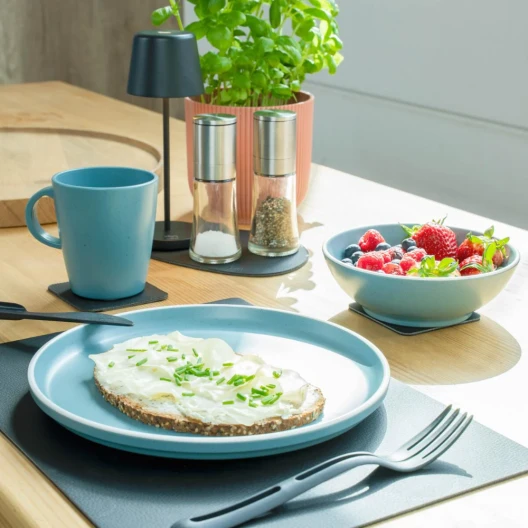 Geschirrset Dolomit Magnetic Blue