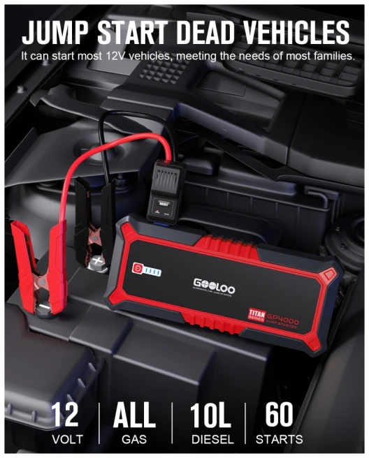 Gooloo GP4000 Jump Starter