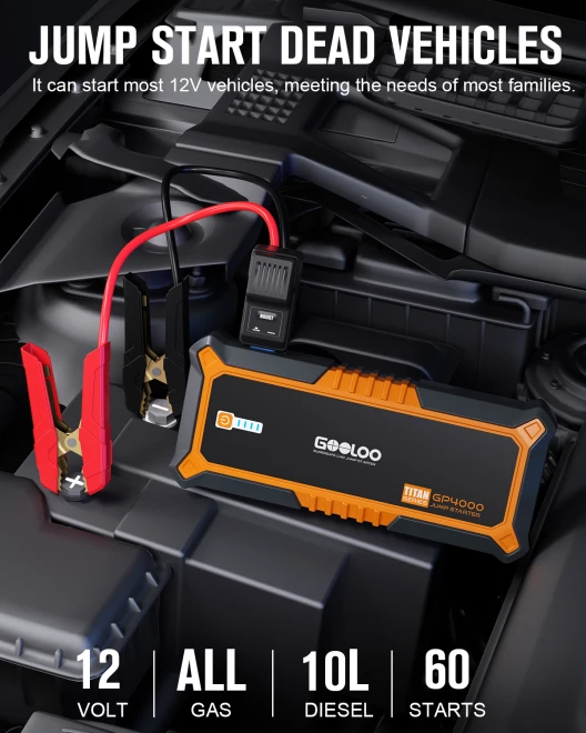 Gooloo GP4000 Jump Starter