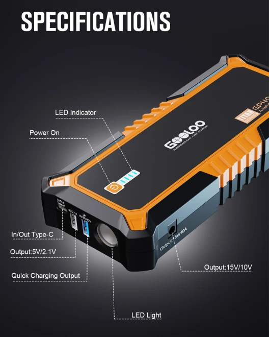 Gooloo GP4000 Jump Starter