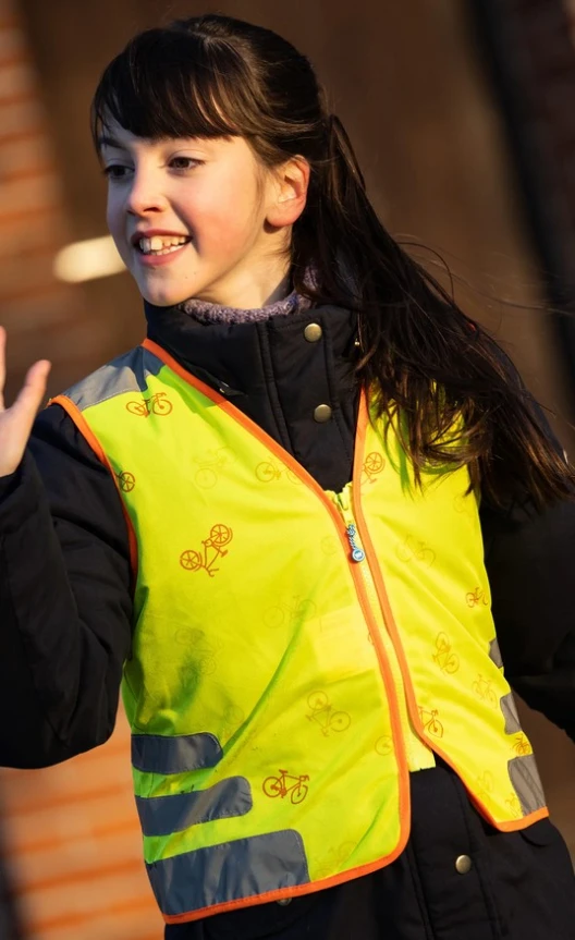 Wowow reflective vest JACKET KIDS yellow