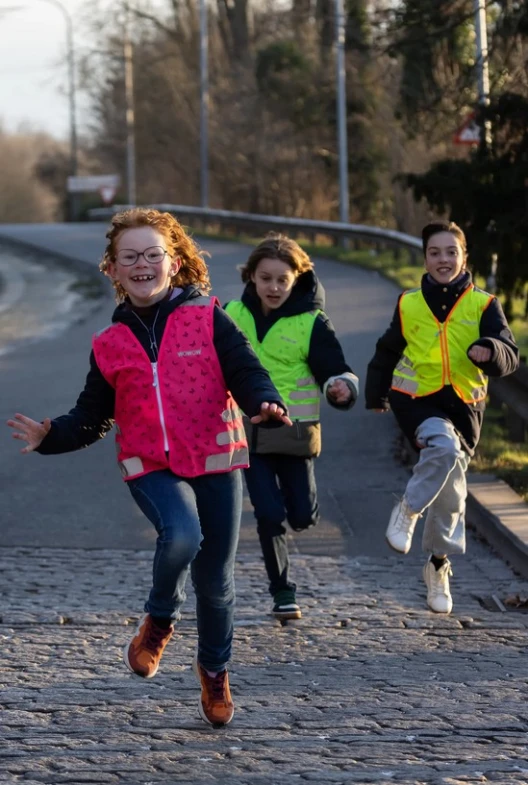 Wowow reflective vest JACKET KIDS pink