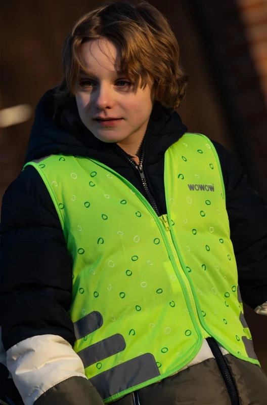 Wowow reflective vest JACKET KIDS green