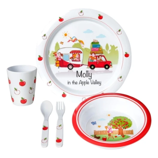 Set di stoviglie Molly Kids Ragazza 3+