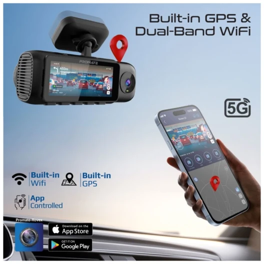 ProMate Rovex-S3 4K Ultra HD Dashcam