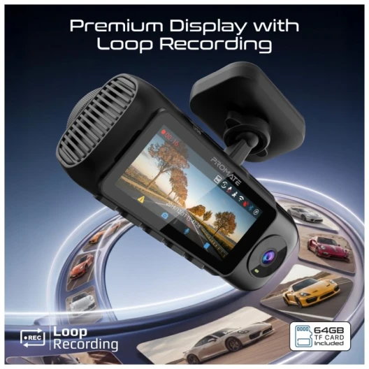 ProMate Rovex-S3 4K Ultra HD Dashcam