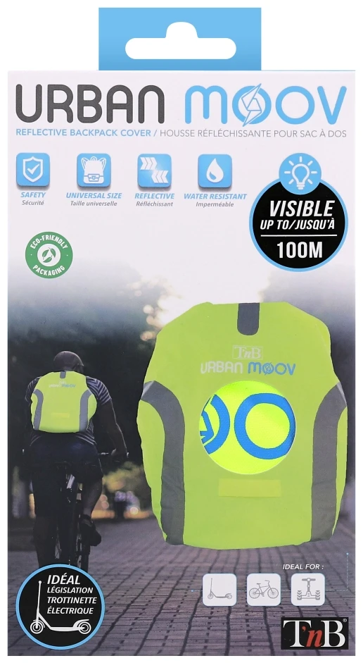 Reflective Backpack Cover URBAN MOOV