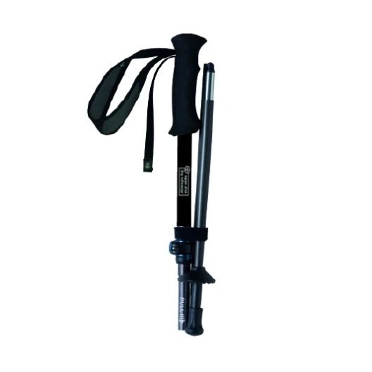 Foldable trekking poles made of carbon
