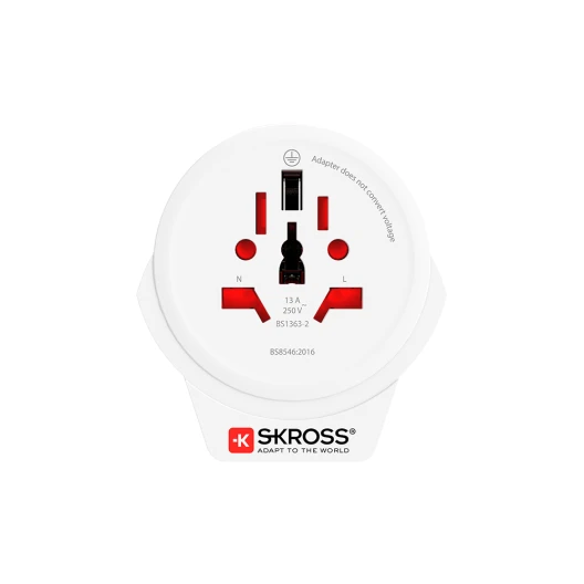 Skross Adapter World to Europe mit USB