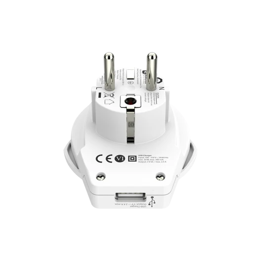 Skross Adapter World to Europe mit USB