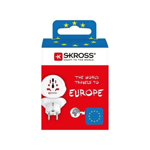 Skross Single Adapter World to Europe