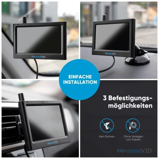 Omnivid Solar 4 Rückfahrkamerasystem