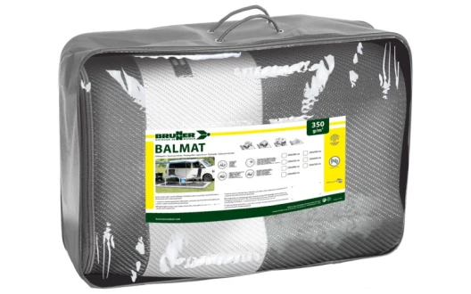 Zeltteppich Balmat 300 x 300 cm (anthrazit/grau)