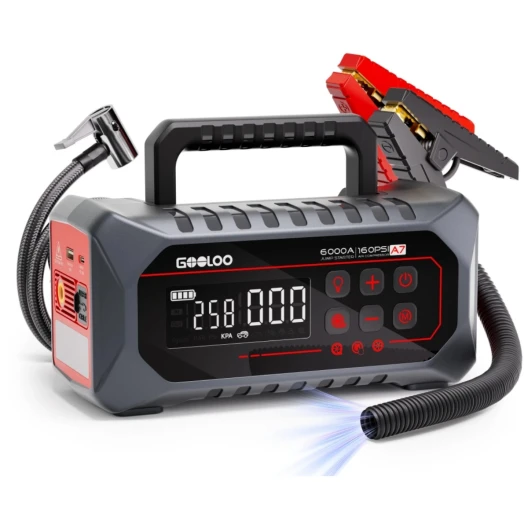 Gooloo A7 Jump Starter und Luftkompressor