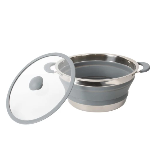Volcano Fold Away Kochtopf grau 20 cm